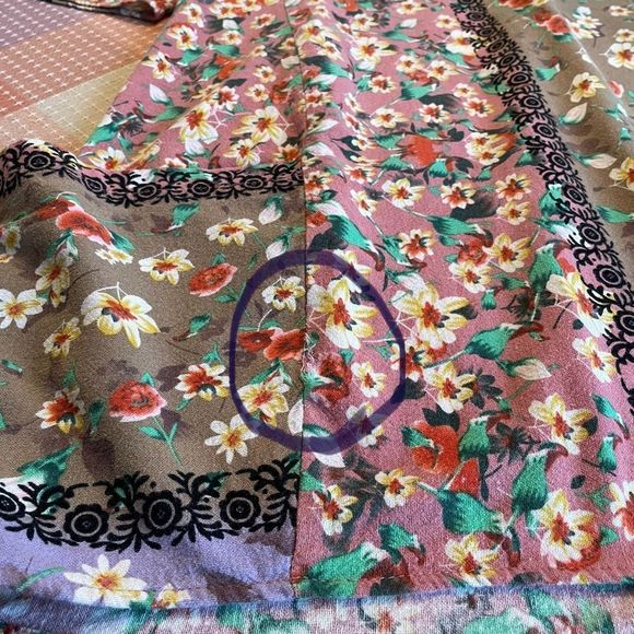 Callabie BoHo Floral Top Size XL - Picture 14 of 15